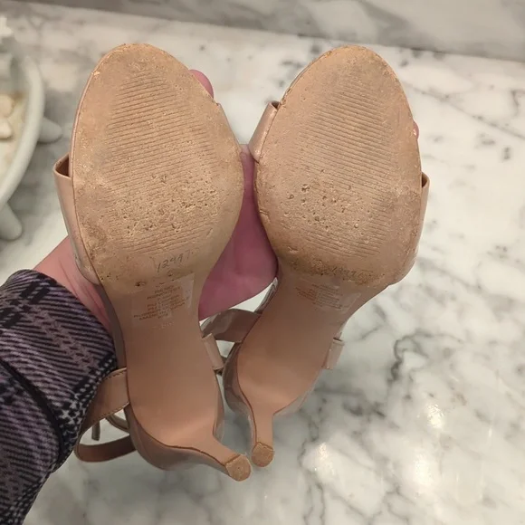 Steve Madden Reno Nude Heels - Picture 7 of 11